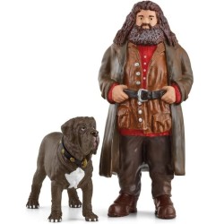 Figurine Hagrid et Crockdur, Personnages de l'univers Harry Potter, 