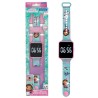 Lexibook - Gabby et la Maison Magique - Montre LED connectée - Bracelet ajust...