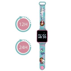 Lexibook - Gabby et la Maison Magique - Montre LED connectée - Bracelet ajust...