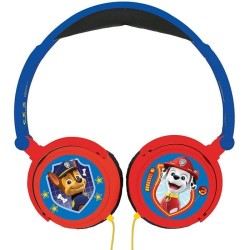 Casque stéréo filaire pliable Pat' Patrouille pour enfants avec limitation de...