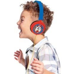Casque stéréo filaire pliable Pat' Patrouille pour enfants avec limitation de...