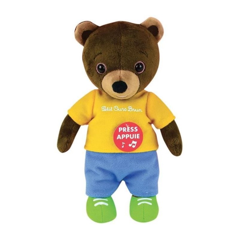 PETIT OURS BRUN Peluche Musicale Pour Enfants - 22 cm