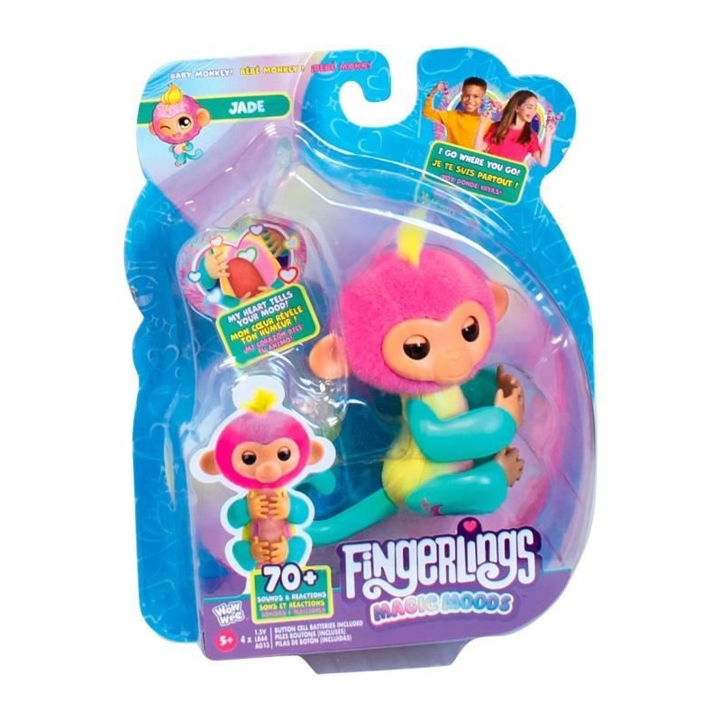 Fingerlings - LANSAY - Magic Moods Jade - Jeu de récré - Des 5 ans