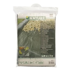 Toile de paillage paysages noire 3,30 x 5 m, traité anti UV, 100 g/m² - Bâche...