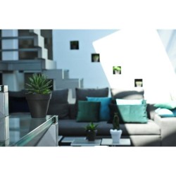 Pot de fleurs - RIVIERA - Soleilla rond - 49 x 45cm - Blanc