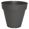 Pot de fleurs - RIVIERA - SOLEILLA Rond - Ø 49 x H 44,8 cm - Gris