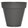 Pot de fleurs - RIVIERA - SOLEILLA Rond - Ø 49 x H 44,8 cm - Gris