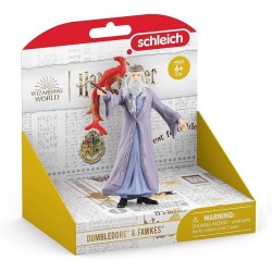 Figurine Dumbledore et Fumseck, Harry Potter, pour enfants des 6 ans,