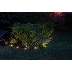 Guirlande solaire a planter 10 LED blanches - GALIX - 5m - 0,5W - 100 Lumens ...