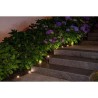 Guirlande solaire a planter 10 LED blanches - GALIX - 5m - 0,5W - 100 Lumens ...