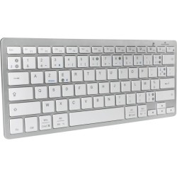 Clavier Bluetooth Double Layout PC MAC - BLUESTORK - MINI MAC PC - Pour Mac e...
