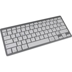 Clavier Bluetooth Double Layout PC MAC - BLUESTORK - MINI MAC PC - Pour Mac e...