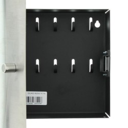Armoire a clés BURG-WÄCHTER QUAD 6204/10 Ni - Fermeture magnétique et porte e...