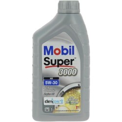 Huile moteur 5W-30 Synthétique - MOBIL - Super 3000 - Formula-XE -bidon 1L - ...