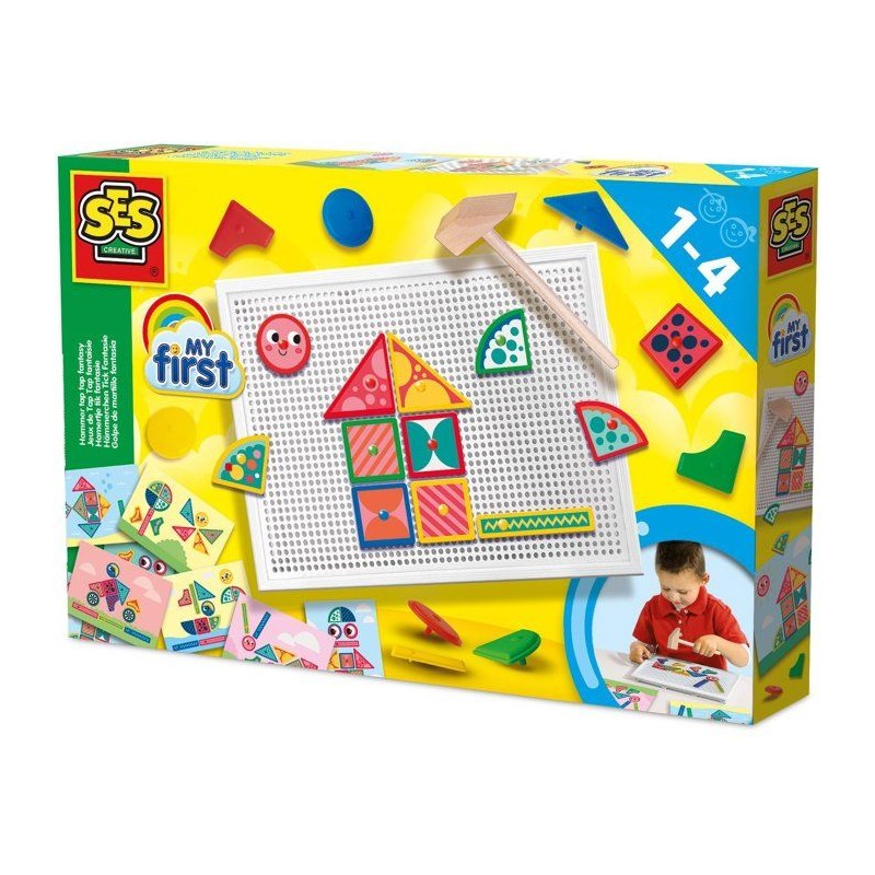 SES CREATIVE - My first - Jeux de Tap Tap fantaisie pour enfant de 12