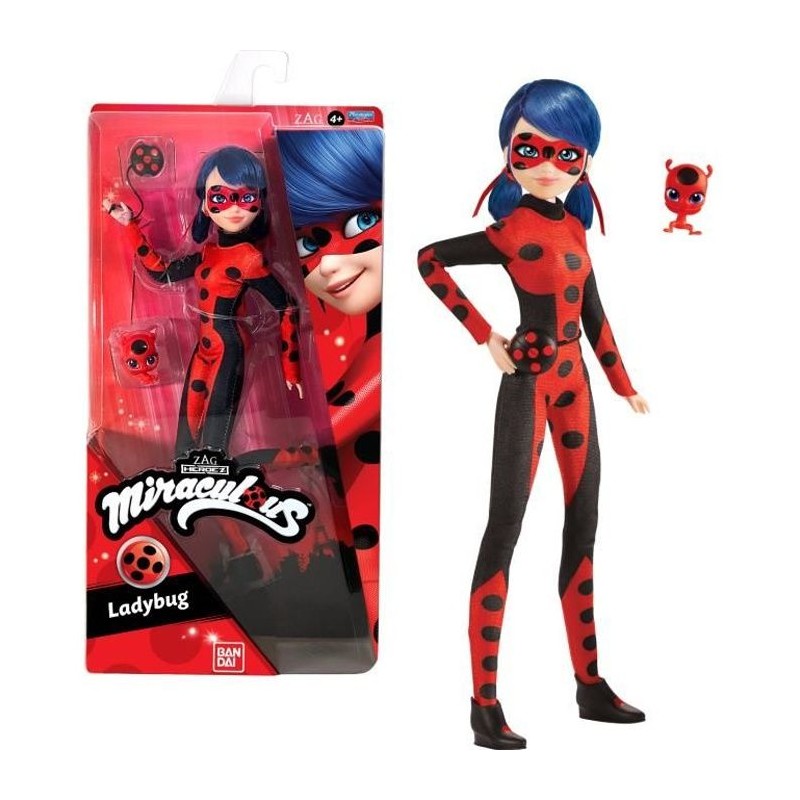 Poupée Ladybug Miraculous 26 cm - Costume inédit - BANDAI