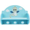 FUN HOUSE Léon le Dragon 713338 ETAGERE PORTEMANTEAU Dimensions : ± H. 33 x L...