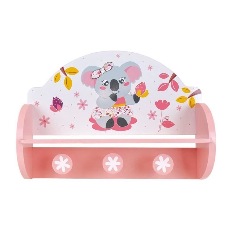 FUN HOUSE Mimi Cally  Koala 713337 ETAGERE PORTEMANTEAU Dimensions : ± H. 33 ...