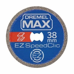Disque dé découpe haute longévité EZ SpeedClic Dremel Max S456 - ø38mm pour m...