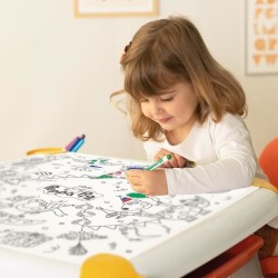 Smoby - Recharge Coloriages pour la Kid table créative - 10 feuilles de color...