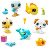 BANDAI - Littlest Pet Shop - Collector Set Theme Plage - 5 animaux et accesso...