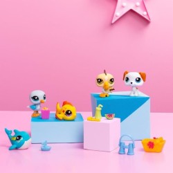 BANDAI - Littlest Pet Shop - Collector Set Theme Plage - 5 animaux et accesso...