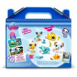 BANDAI - Littlest Pet Shop - Collector Set Theme Plage - 5 animaux et accesso...