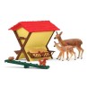Cabane des animaux de la foret, Coffre schleich 42658 Farm World,