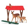 Cabane des animaux de la foret, Coffre schleich 42658 Farm World,