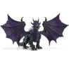 Figurine Dragon des Ténebres - Dragon Jouet Ultra-réaliste et Durable