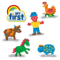 Méga kit de pâte a modeler avec outils - SES CREAVITE - My first -