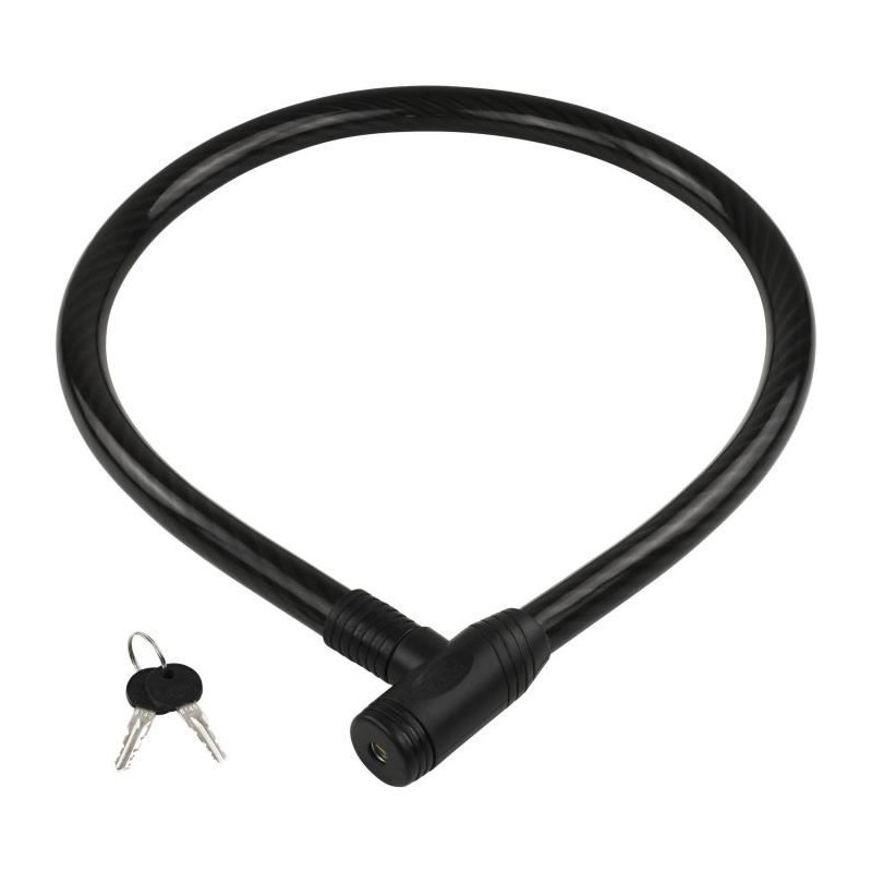 Antivol vélo - BURG WACHTER - 570 120 - Câble acier 25 mm - Gaine PVC - 120 cm