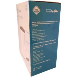 Bouilloire électrique 12V - HTC EQUIPEMENTS - 1 litre- 170W - corps blanc et ...