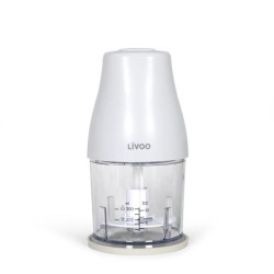 Hachoir - LIVOO - 300 ml - 400 W - 1 vitesse et fonction turbo - 2 lames en i...