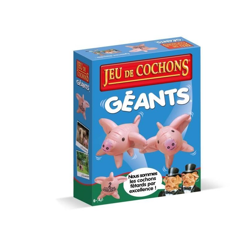 JEU DE COCHONS GEANTS - Jeu de plateau - WINNING MOVES