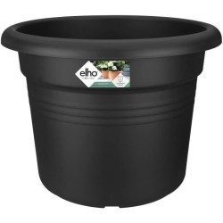 ELHO Pot de fleurs Rond GREEN BASICS - Plastique  - Ø43,8 x H33,8 cm - Terre ...