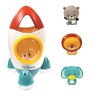 Jeu de bain fusée avec 3 animaux souples - LEXIBOOK - pour enfants de 18 mois...
