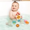 Jeu de bain fusée avec 3 animaux souples - LEXIBOOK - pour enfants de 18 mois...