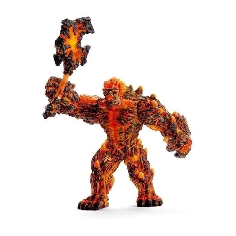 Golem de lave avec arme, Schleich 42447 Eldrador Creature, Figurine
