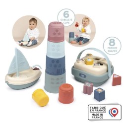 Little Smoby - Coffret éveil et bain - 3 jeux d'éveil - A partir de 12 mois -...