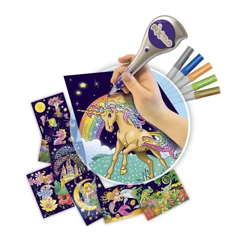 Stylo électronique Pixelo Metallic - LANSAY - Loisir Créatif - Motifs pointil...