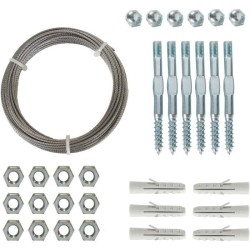 Treillis métallique - NATURE - Kit de palissage pour plantes grimpantes - fil...