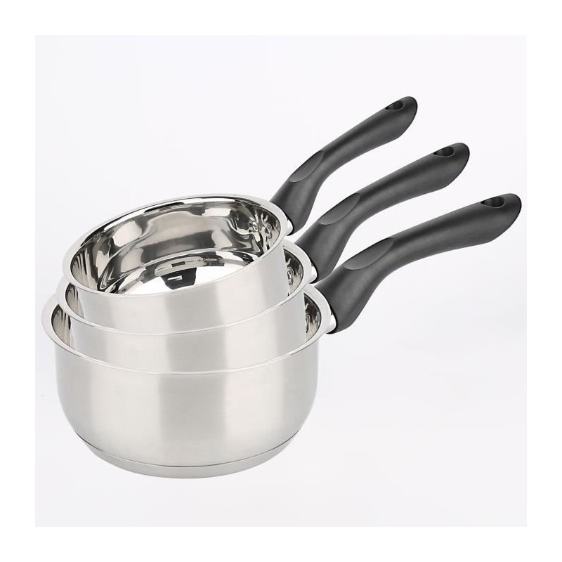 Batterie de cuisine - Tous feux dont induction - Baumalu - Acier inoxydable -...